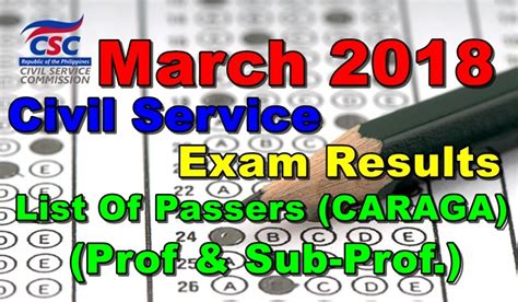 march 2018 civil service exam result|March 2018 Civil Service Exam Result .